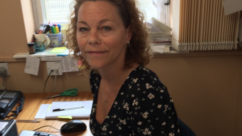 Mrs Jackie Henderson, a member of staff at Langholm Medical Partnership.